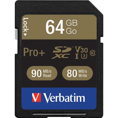 VERBATIM Verbatim Proplus Sdxc Memory Card, 49197 49197
